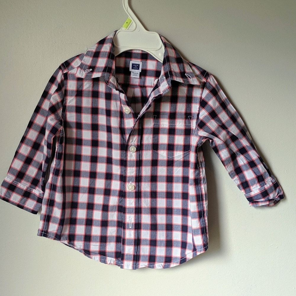 Janie and Jack 6-12m Button Down